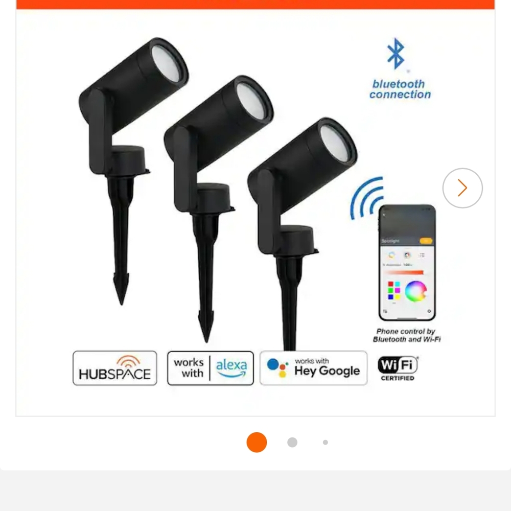 Smart Bluetooth Garden Lights - Black